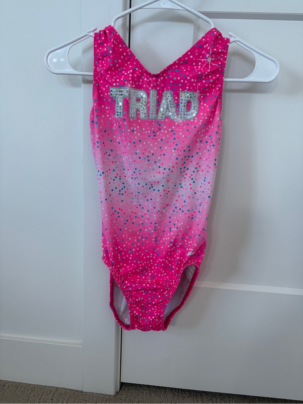 GK Pink Ombre 'TRIAD' Kids Gymnastics Leotard